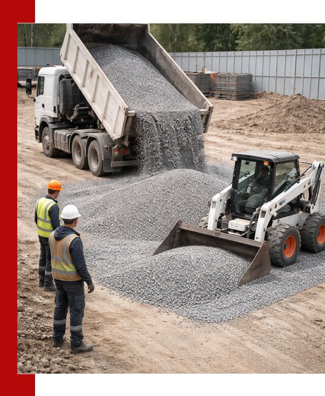 Доставка и продажа гранитного щебня фракции 0-5 в Печоре