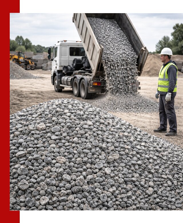 Доставка и продажа гранитного щебня фракции 5-20 в Печоре