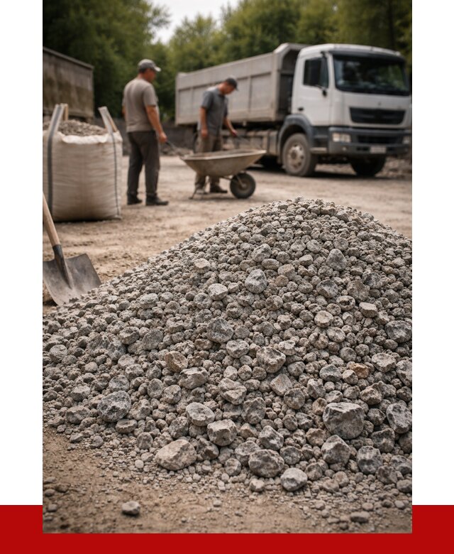 Гранитный щебень фракция 20-40 в Печоре от 3258 руб. ПРОНЕРУДПчр