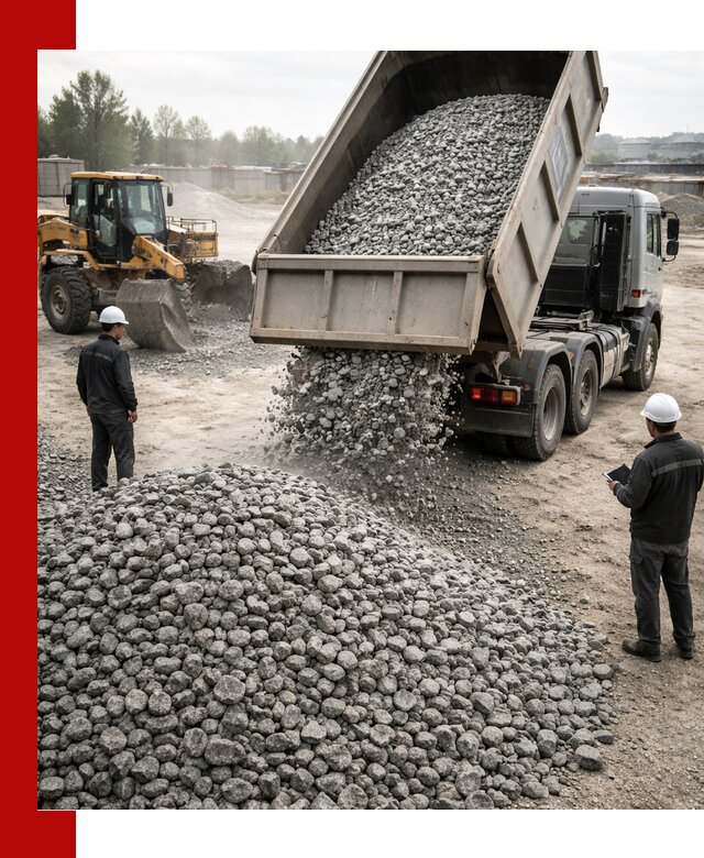 Доставка гранитного щебня фракции 20-40 в Печоре