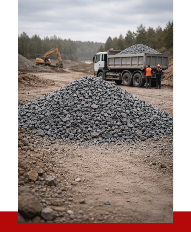 Щебень габбро диабаз фракция 40-70 в Печоре от 2240 р-ПРОНЕРУДПчр