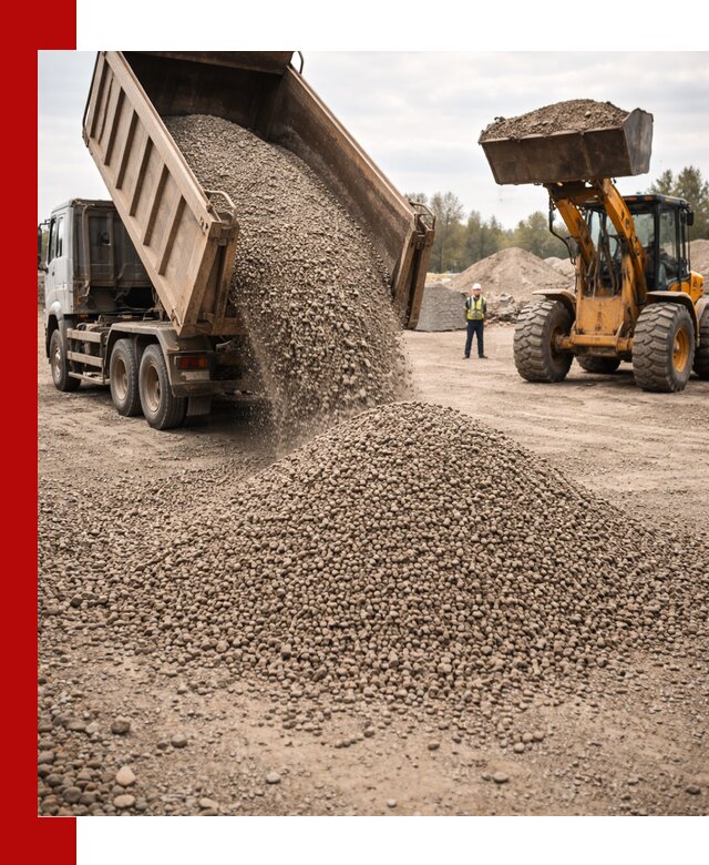 Гравийный щебень фракция 3–10 с доставкой в Печоре