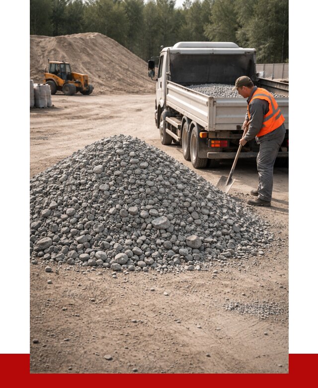 Гравийный щебень фракция 5-10 в Печоре от 2240 р. | ПРОНЕРУДПчр