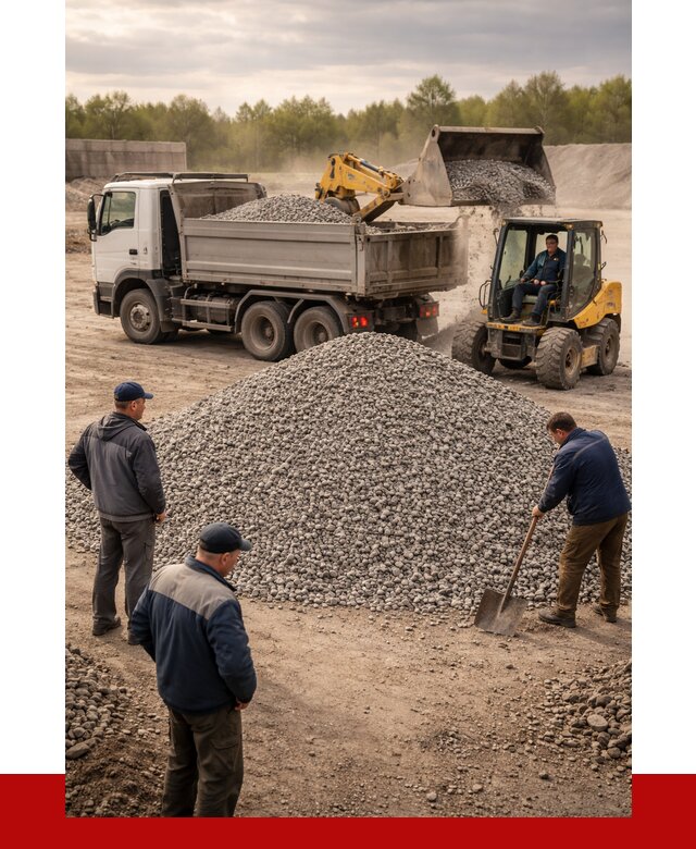 Гравийный щебень фракция 5-20 в Печоре от 2444 р. ПРОНЕРУДПчр