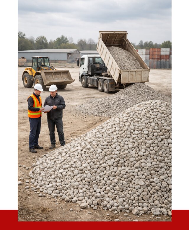Известняковый щебень в Печоре от 1425 р. доставка | ПРОНЕРУДПчр