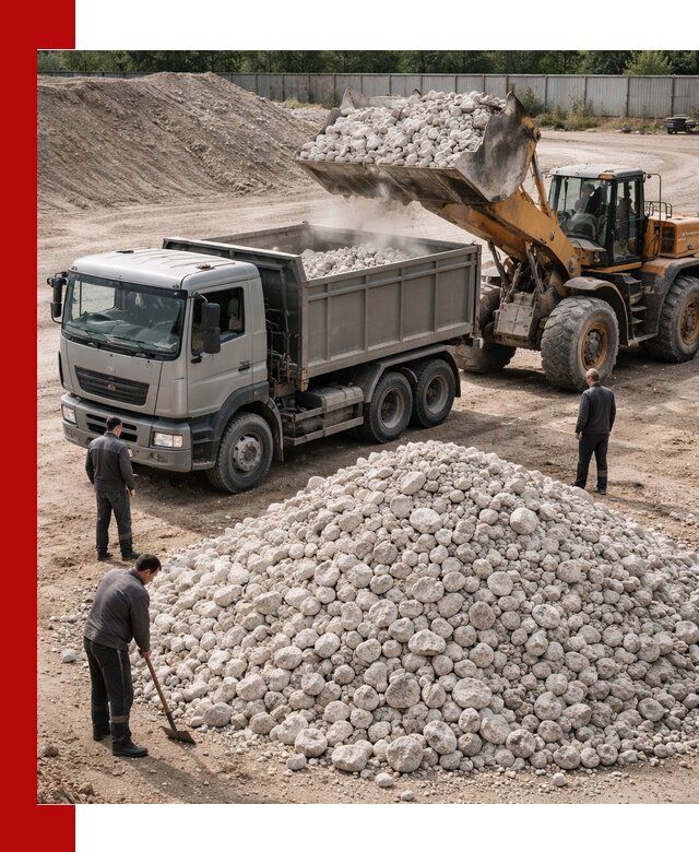 Известняковый щебень фракция 70–150 с доставкой в Печоре