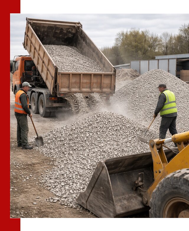 Доломитовый щебень фракции 5-20 с доставкой в Печоре