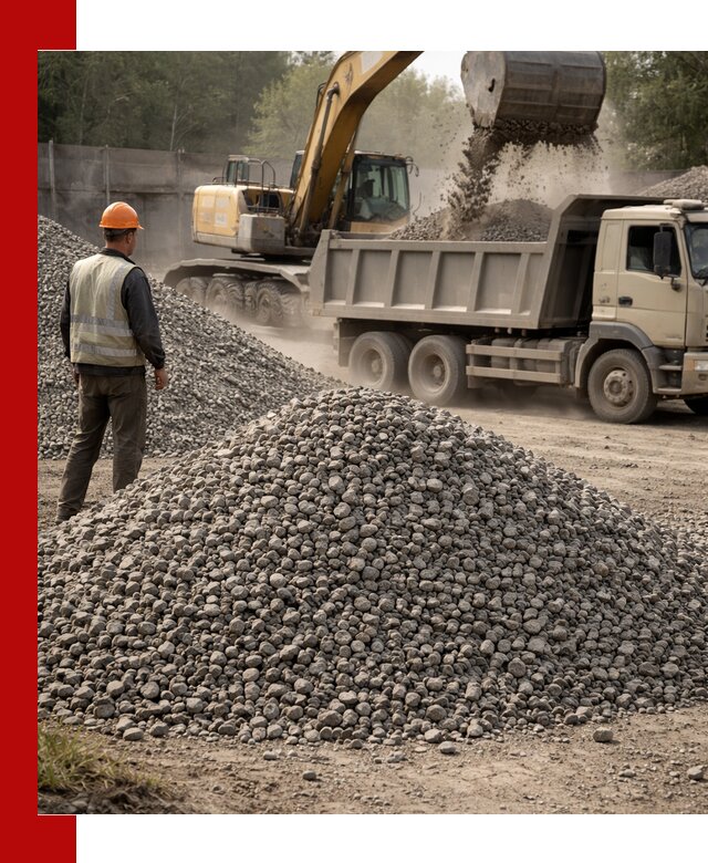 Шлаковый щебень фракция 5-20 с доставкой в Печоре