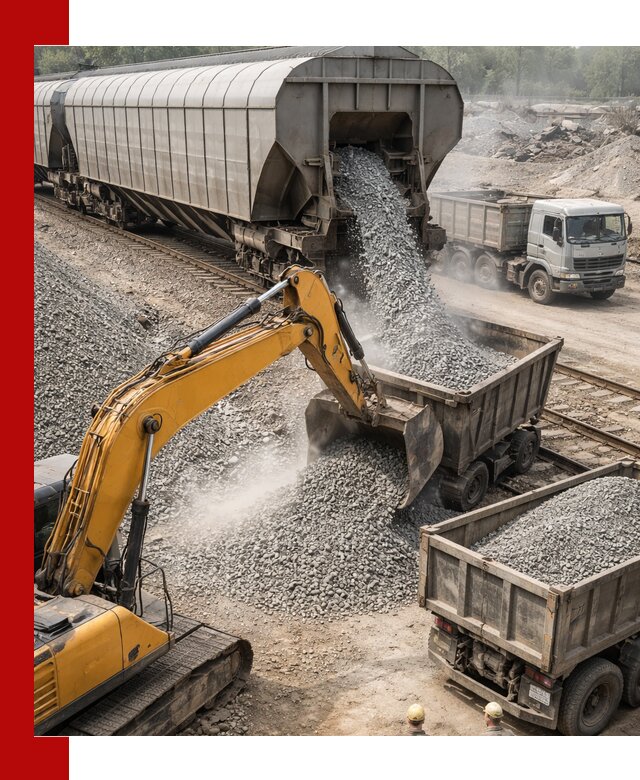 Доставка железнодорожного щебня в Печоре крупными партиями быстрого отгруза