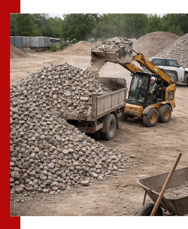 Доставка вторичного щебня в Печоре для строительных работ