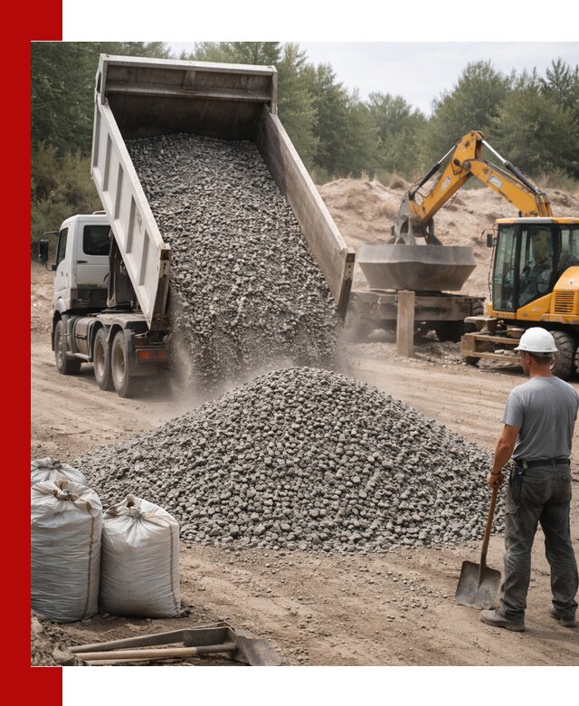 Доставка и продажа бетонного щебня в Печоре