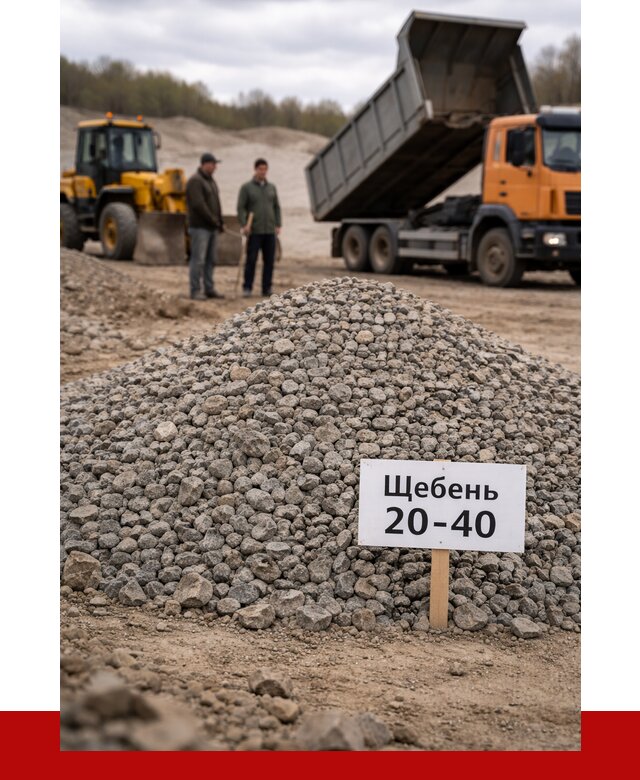 Бетонный щебень фракция 20-40 в Печоре от 2495 р. | ПРОНЕРУДПчр