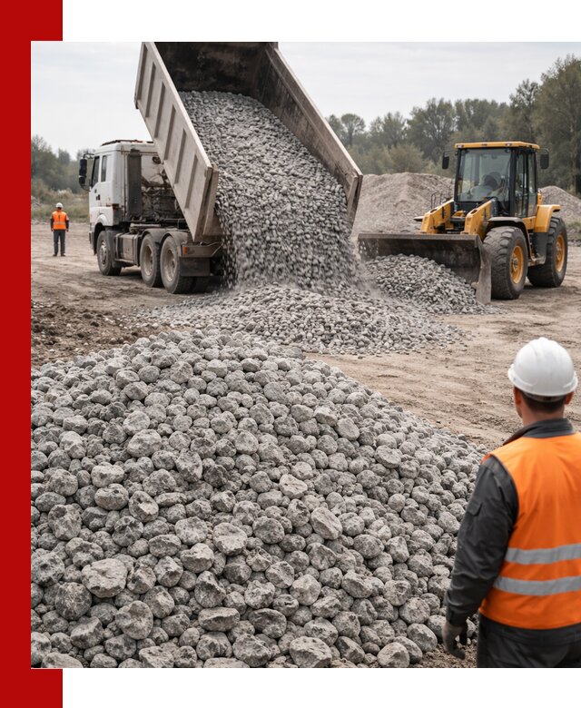 Доставка бетонного щебня фракции 20-40 в Печоре