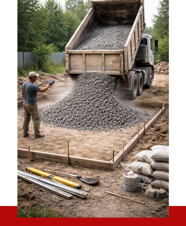 Купить щебень для фундамента в Печоре от 4582 р. | ПРОНЕРУДПчр