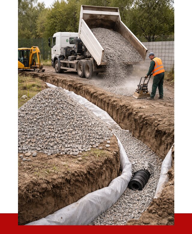 Щебень для дренажа в Печоре от 1884 р., ПРОНЕРУДПчр доставка