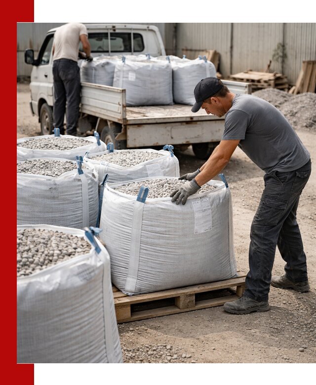 Доставка щебня в мешках по выгодным ценам в Печоре