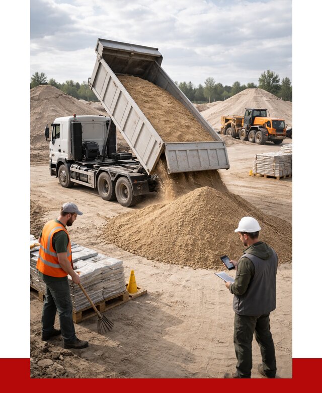 Карьерный песок с доставкой в Печоре от 3666 р. ПРОНЕРУДПчр