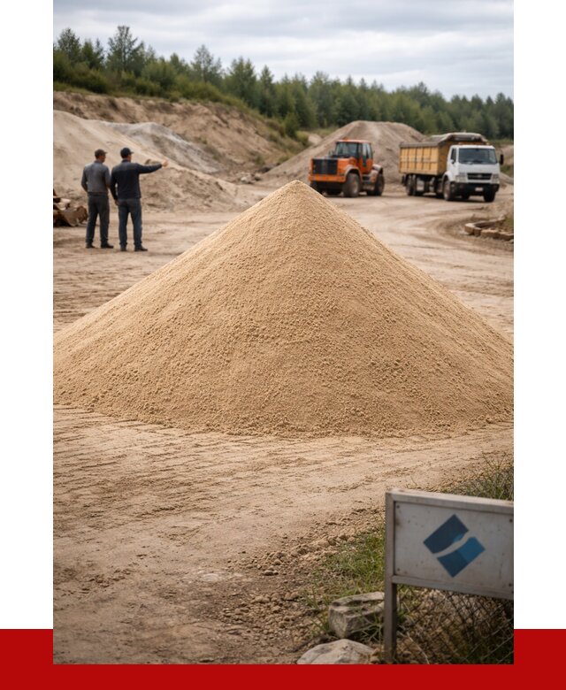 Карьерный песок навалом в Печоре от 1833 р. | ПРОНЕРУДПчр