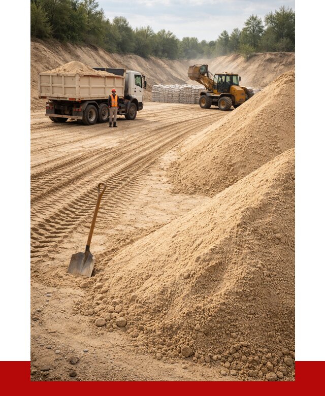 Карьерный песок мелкозернистый в Печоре от 9164 р. | ПРОНЕРУДПчр