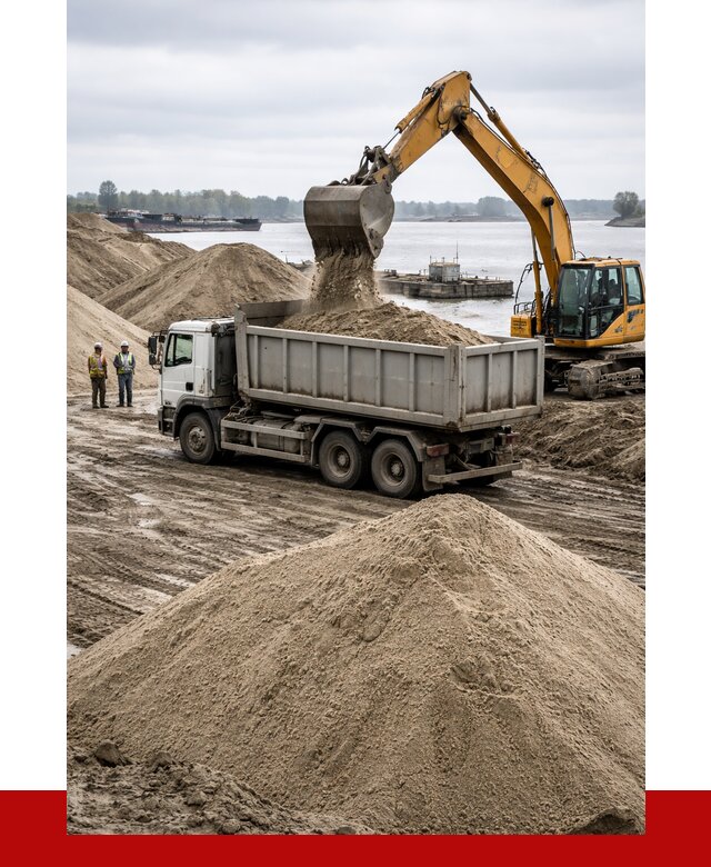 Купить речной песок навалом в Печоре от 1833 р., ПРОНЕРУДПчр