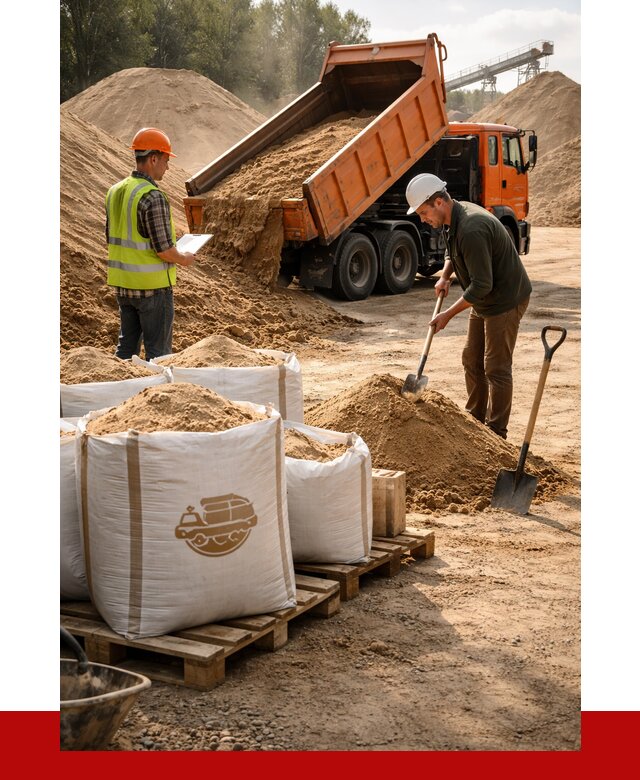 Строительный песок в Печоре от 2240 р. с доставкой, ПРОНЕРУДПчр