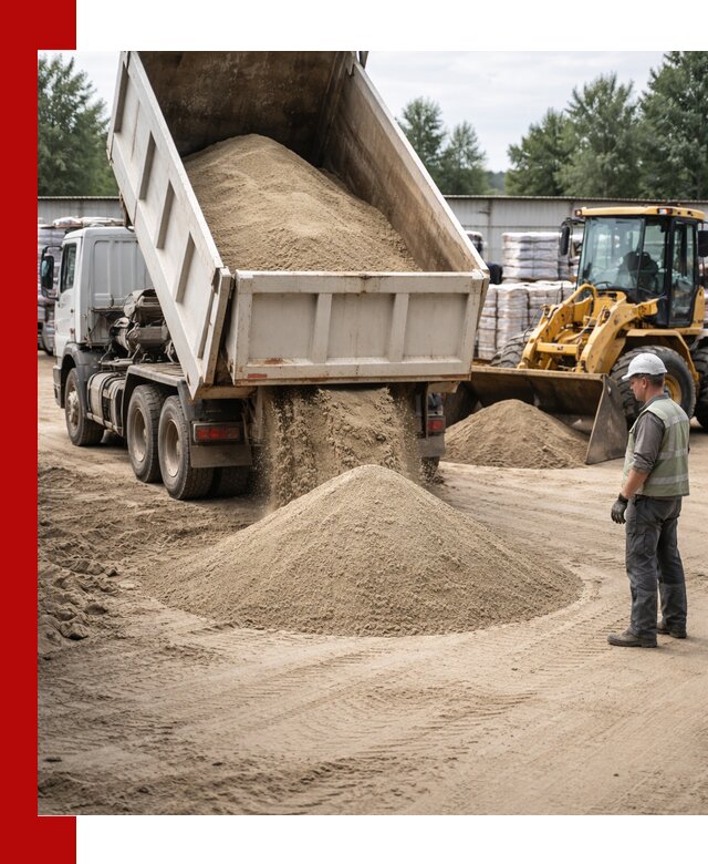 Поставка и доставка песка для бетона в Печоре