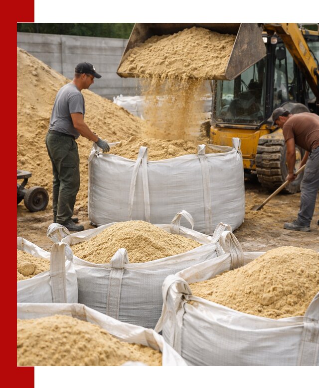 Поставка качественного песка для кладки в Печоре