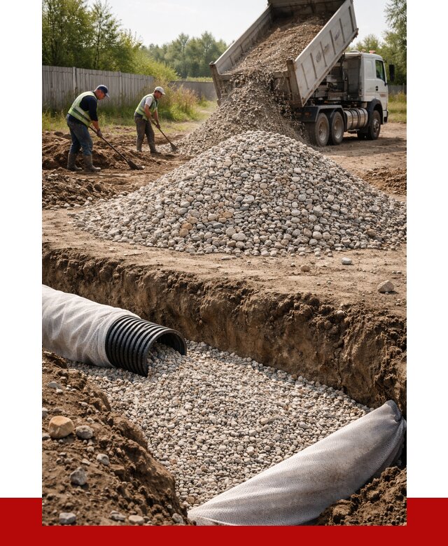 Гравий для дренажа в Печоре от 2240 р., доставка ПРОНЕРУДПчр