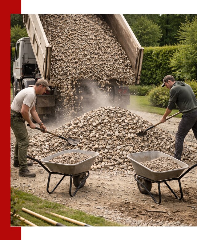 Доставка и продажа декоративной гальки в Печоре