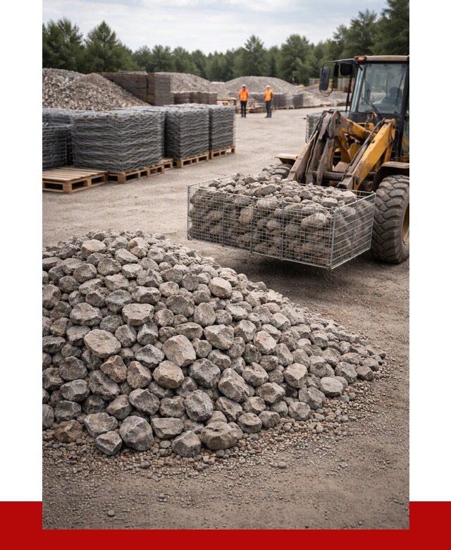 Камень для габионов фракция 70-150 в Печоре от 4276 р. | ПРОНЕРУДПчр