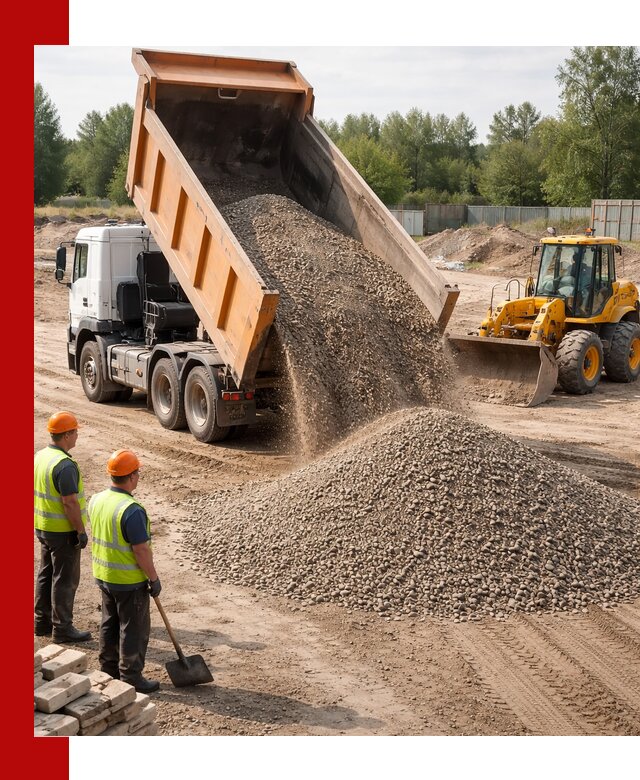 Доставка щебёночно-песчаной смеси ЩПС С7 в Печоре