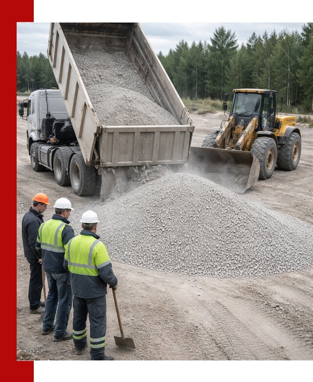 Известняковый отсев 0-5 доставка в Печоре быстро и выгодно