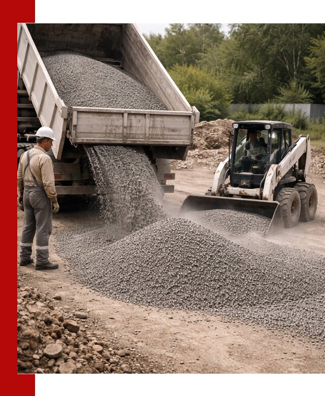 Доставка гравийного отсева 0-5 в Печоре оптом и в розницу