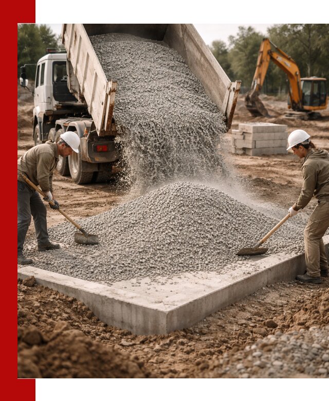 Доставка и продажа отсева для бетона в Печоре