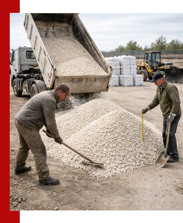 Мраморная крошка с доставкой и разгрузкой в Печоре