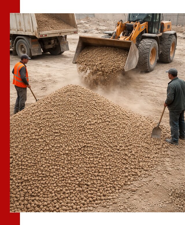 Керамзит фракция 10-20 с доставкой в Печоре