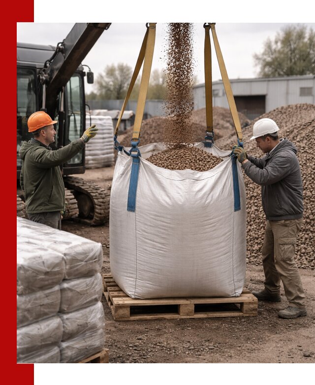 Керамзит в биг-бегах с доставкой в Печоре