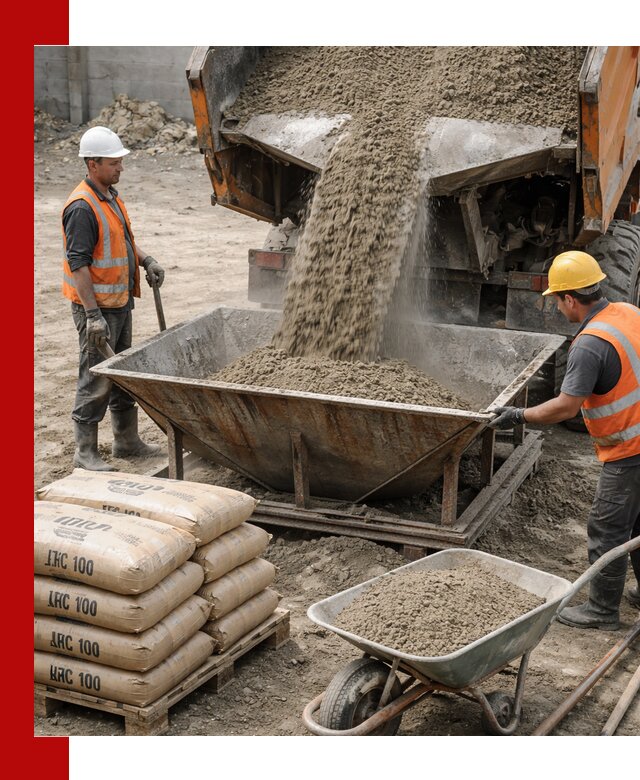 Доставка цементно-песчаной смеси М100 в Печоре