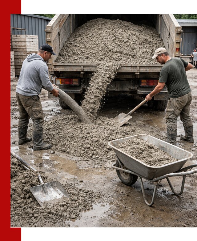 Цементно-песчаная смесь М150 доставка в Печоре