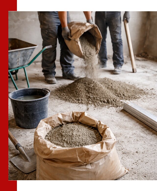 Доставка сухой смеси для стяжки в Печоре