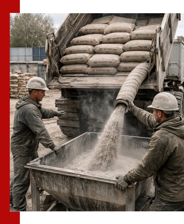 Доставка цемента М400 в Печоре оптом и в розницу