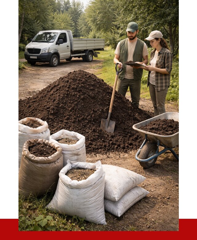 Купить грунт с доставкой в Печоре от 4582 р. за м3 | ПРОНЕРУДПчр