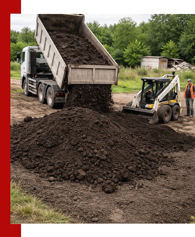 Поставка плодородной земли с доставкой самосвалом в Печоре