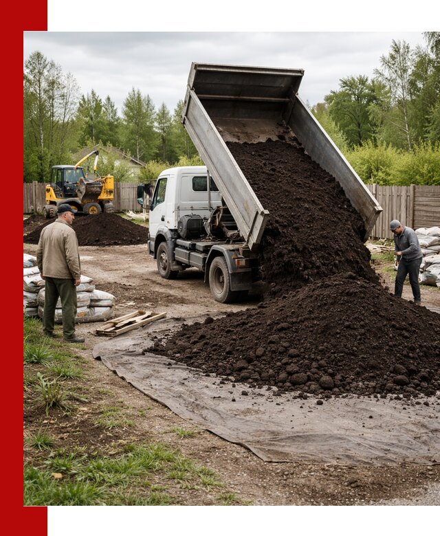 Доставка качественного почвогрунта в Печоре оптом и в розницу