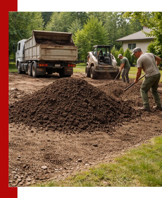 Доставка и укладка грунта для газона в Печоре