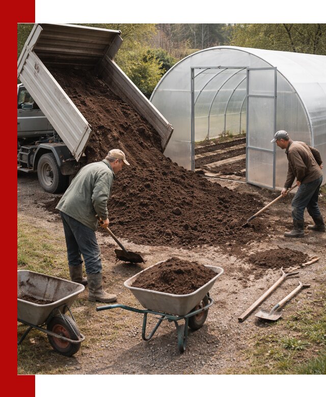 Грунт для теплицы с доставкой в Печоре — плодородный субстрат под растения