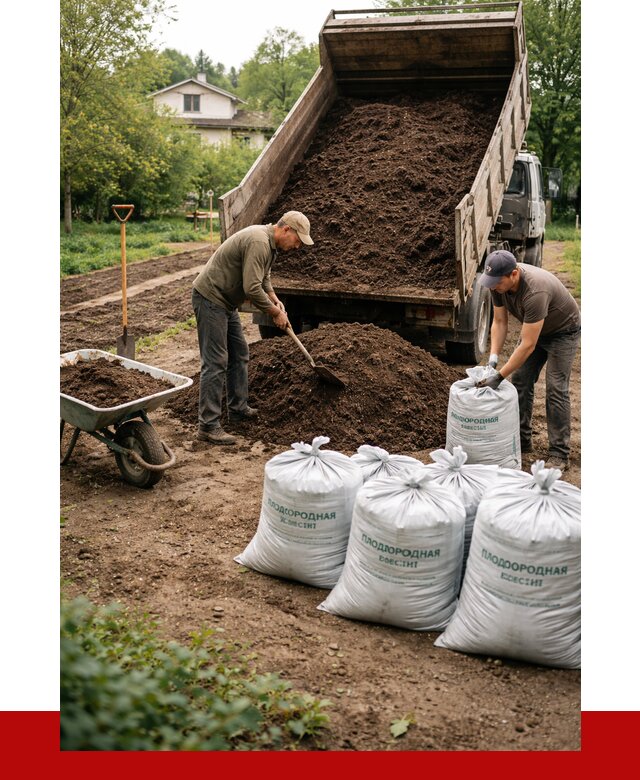 Плодородная смесь в Печоре от 4276 р./куб с доставкой | ПРОНЕРУДПчр