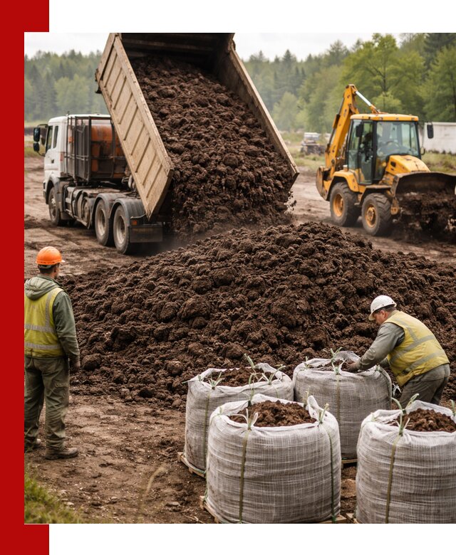 Доставка нейтрального торфа в Печоре оптом и в розницу