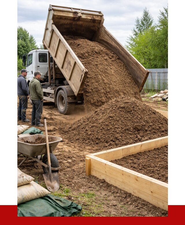 Торфо песчаная смесь в Печоре с доставкой от 1884 р. | ПРОНЕРУДПчр