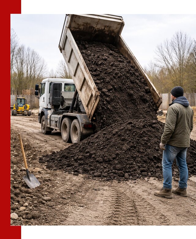 Доставка чернозема навалом в Печоре быстро и выгодно